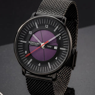 MLE.41921.SM Mondaine Solar Doppio Skeleton Stainless Steel 41mm Watch