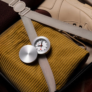 Official Swiss Railways Travel Alarm Clock - MSM.64411