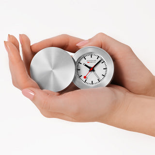 Official Swiss Railways Travel Alarm Clock - MSM.64411