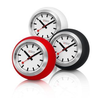 Mondaine Official Swiss Railways Globe Clock White - A660.30335.16SBA