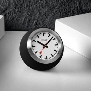 Mondaine Official Swiss Railways Globe Clock Black - A660.30335.16SBO