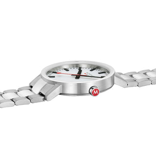 A660.30360.11SBJ Mondaine Classic Silver Stainless Steel 40mm