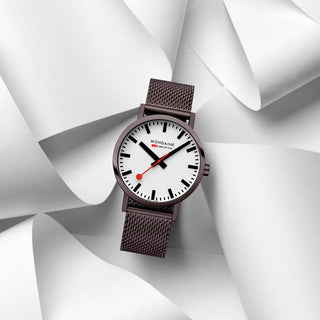 A660.30360.1BSBZ Mondaine Classic Mesh Brown 40mm