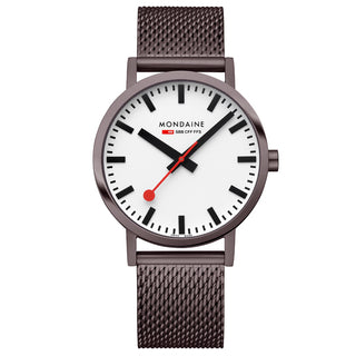 A660.30360.1BSBZ Mondaine Classic Mesh Brown 40mm