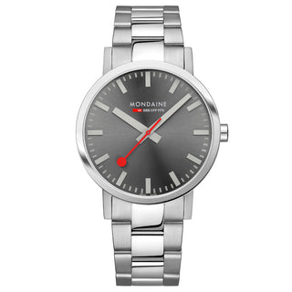 A660.30360.81SBJ Mondaine Classic Silver Stainless Steel 40mm