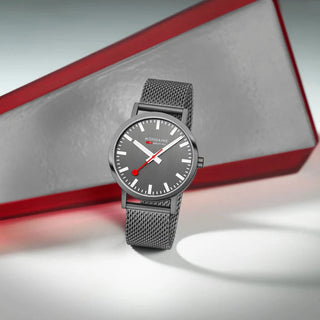 Mondaine Classic Mesh Grey 40mm - A660.30360.81SBM