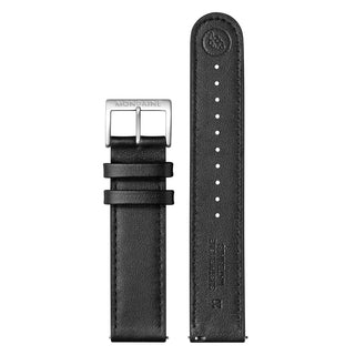 FG25320.20Q.1 Mondaine Black Vegan Stop2Go Watch Band 20mm