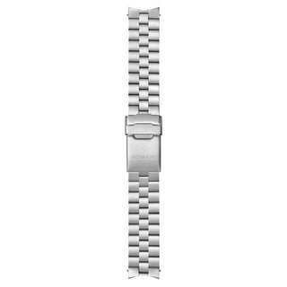 Metal Bracelet Silver Brushed 20mm Watch Band