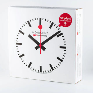 Mondaine Official Swiss Railways Wifi Stop2Go Wall Clock 25cm - MSM.25S11.1