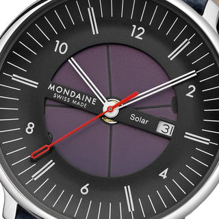 MLE.41921.LBV Mondaine Solar Doppio Skeleton Vegan Leather 41mm Watch