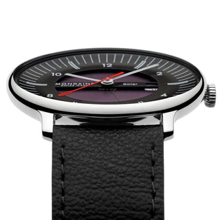 MLE.41921.LBV Mondaine Solar Doppio Skeleton Vegan Leather 41mm Watch