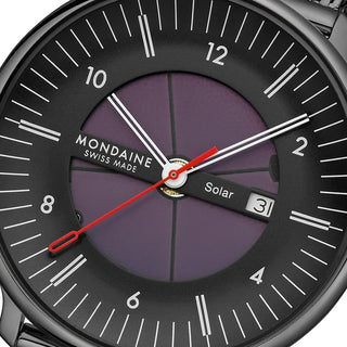 MLE.41921.SM Mondaine Solar Doppio Skeleton Stainless Steel 41mm Watch