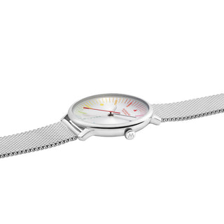 MLE.33112.SM Mondaine Doppio Bauhaus Stainless Steel 33mm Watch
