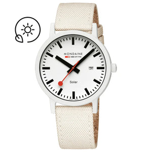 Essence Solar White 41mm Watch - MS1.41910.LA
