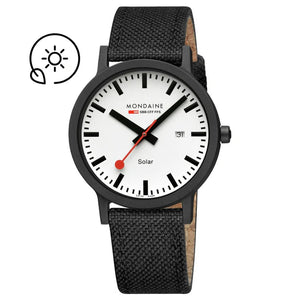 Essence Solar Black 41mm Watch - MS1.41910.LB