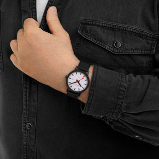 Essence Solar Black 41mm Watch - MS1.41910.LB