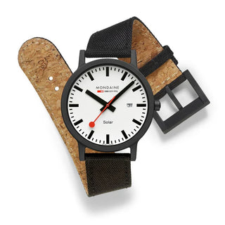 Essence Solar Black 41mm Watch - MS1.41910.LB