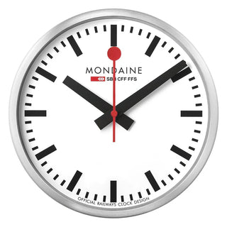 Mondaine Official Swiss Railways Wifi Stop2Go Wall Clock 25cm - MSM.25S11.1
