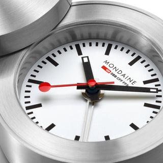 Official Swiss Railways Travel Alarm Clock - MSM.64411