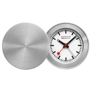 Official Swiss Railways Travel Alarm Clock - MSM.64411