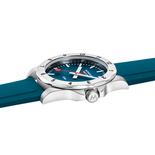 MSN.42140.RD Mondaine Numeri Blue Silicone 42mm Watch