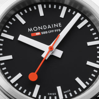 Mondaine Official Swiss Railways Stop2Go Automatic Super-LumiNova® 34mm Watch