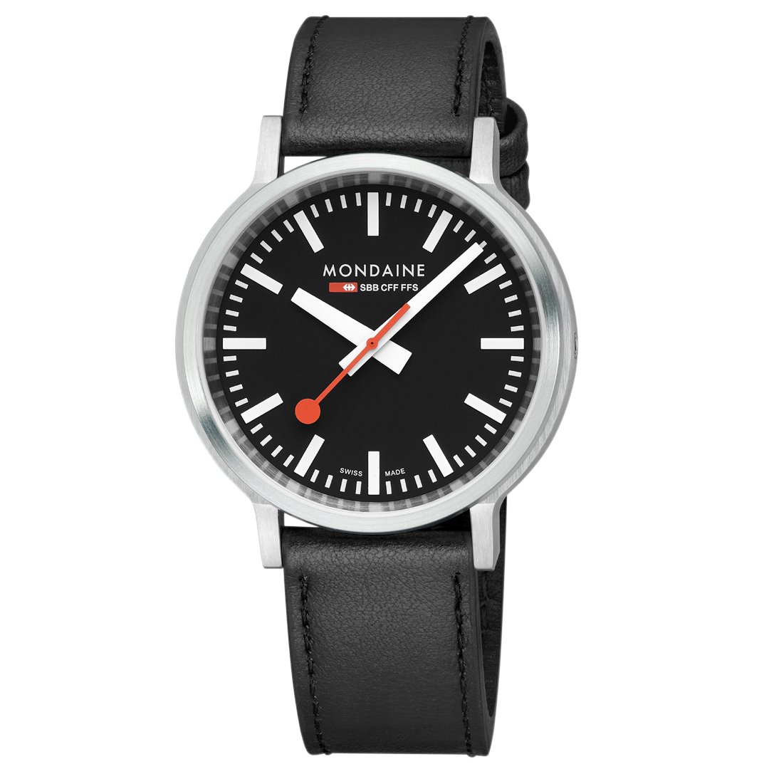 MST.41020.LBV.2SE Mondaine Official Swiss Railways Stop2Go Super LumiNova 41mm Watch