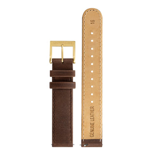 Mondaine Brown Leather Watch Band