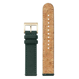 Mondaine Forest Green Textile Watch Band 18mm