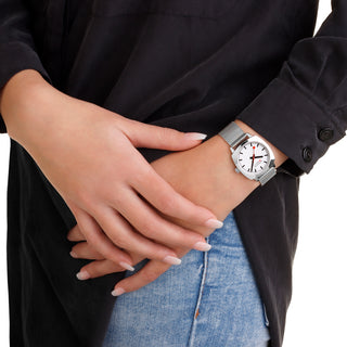 Mondaine Petite Cushion - Mondaine Watches for Men - Stainless Steel Watches