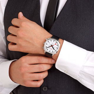 Mondaine Grand Cushion - Mondaine Watches for Men - Stainless Steel Watches
